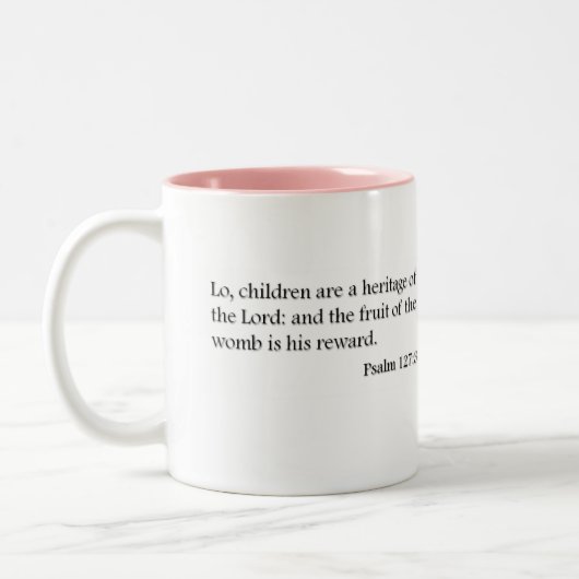 tasse de maternité de thé et de café d'écriture (Gauche)