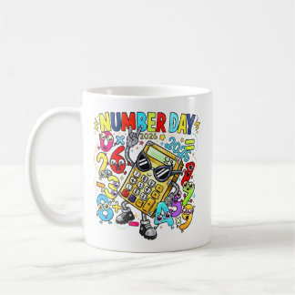 Tasse de mathématiques pour la Journée des nombres