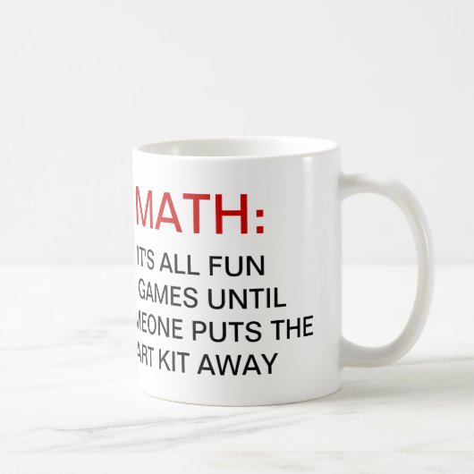 TASSE DE MATHS (Droite)