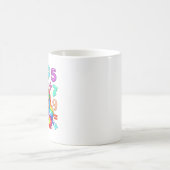 Tasse de maths avec des nombres de licorne mignonn (Centre)