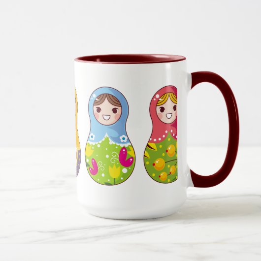Tasse de Matrioshka de Russe (Matreshka) (Droite)