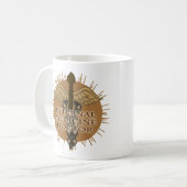 Tasse de médecin de médecine interne Caducée (Devant gauche)