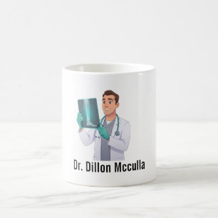 Tasse de médecin orthopédique de dessin animé – Os
