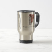 Tasse de médecine de chiropractie (Devant droit)