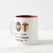 Tasse de médecine de maladie infectieuse d'amour (Devant gauche)