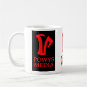 Tasse de médias de Powys (logo 3) (Gauche)