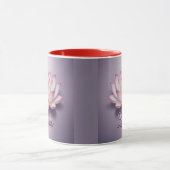 Tasse de méditation Fleur de Lotus Rouge (Centre)