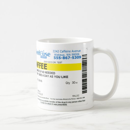 Tasse de Meds de café (Droite)