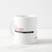 Tasse de mégère - blanc de 11 onces (Devant gauche)