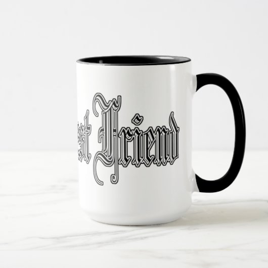 tasse de meilleur ami de world (Droite)