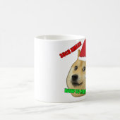Tasse de Meme de doge de Noël (Centre)