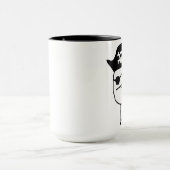 Tasse de Meme de visage de tisonnier de pirate (Centre)
