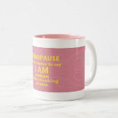 Tasse de ménopause (Devant droit)
