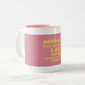 Tasse de ménopause (Devant gauche)