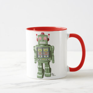 Tasse de menthe de robot de jouet