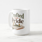 Tasse de menuiserie fabriquée avec fierté (Devant gauche)