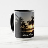 Tasse de mer des Caraïbes de Cancun Mexique de (Devant gauche)