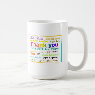 Tasse de Merci - multilingue