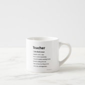 Tasse de Merci pour un professeur (Droite)
