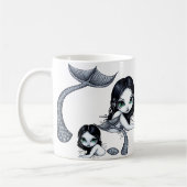 Tasse de mère et "d'enfant de sirène" (Gauche)