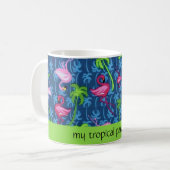 Tasse de message Paradis Tropical (Devant gauche)