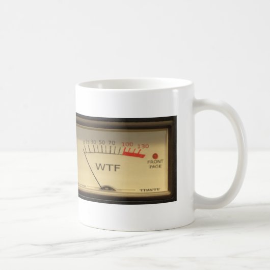 Tasse de mètre de WTF (Droite)