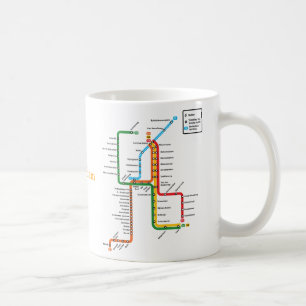 Tasse de métro d'Amsterdam