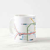 Tasse de métro de Milan (Devant gauche)