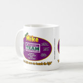 Tasse de Mike d'équipe de coureur (Devant gauche)