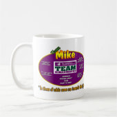 Tasse de Mike d'équipe de coureur (Gauche)