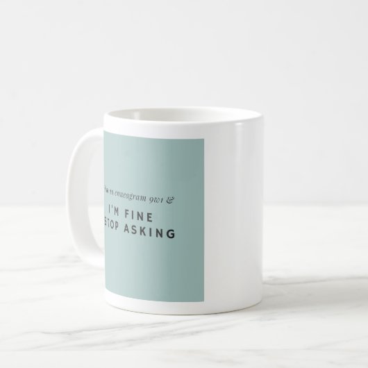 Tasse de Millenneagram 9w1 de *NEW* (Devant gauche)