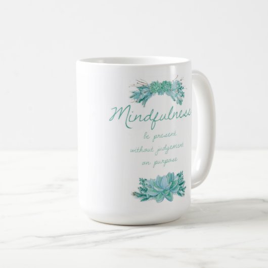 Tasse de Mindfulness (Devant droit)