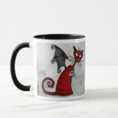 tasse de minou de sort malheureux (Gauche)
