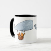 tasse de minous de baleine (Devant gauche)