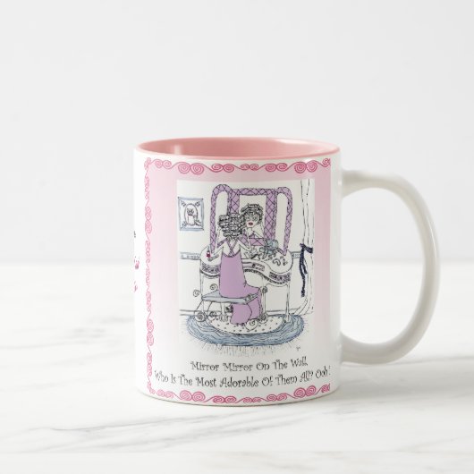 TASSE de miroir de miroir (Droit)