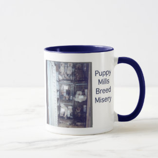 Tasse de misère de race de moulins de chiot