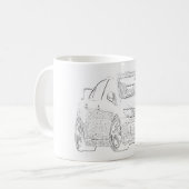 Tasse de Mitsubishi Evo (Devant gauche)