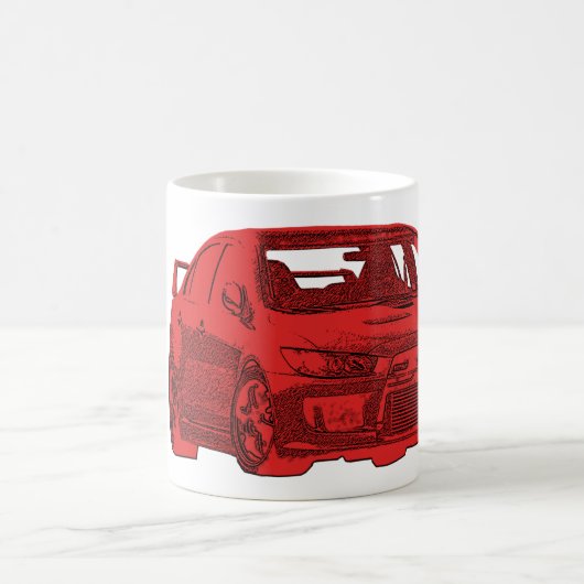 Tasse de Mitsubishi Evo (Centre)