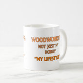 Tasse de mode de vie de travail du bois (Devant droit)