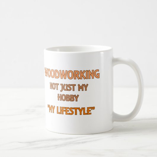 Tasse de mode de vie de travail du bois (Droite)