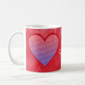 Tasse de modèle photo de Valentine - customisée (Gauche)