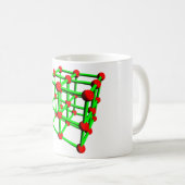 Tasse de molécule de carbone (Devant droit)