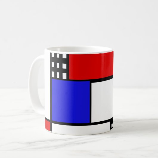 Tasse de Mondrian (Devant gauche)