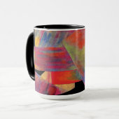 Tasse de monogramme de conception d'abrégé sur (Devant gauche)