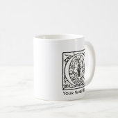 Tasse de monogramme de la lettre O (Devant droit)