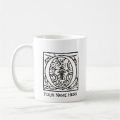 Tasse de monogramme de la lettre O (Gauche)