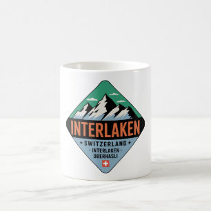 Tasse de montagne d'Interlaken Suisse