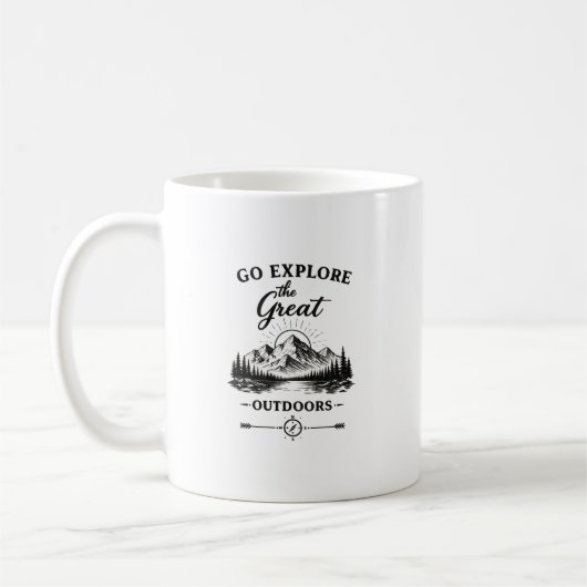 Tasse de montagne Explorez les grands espaces (Gauche)