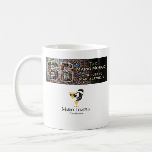 Tasse de mosaïque de Mario avec la photo (Gauche)