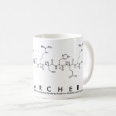 Tasse de mot de peptide de chercheur (Devant droit)
